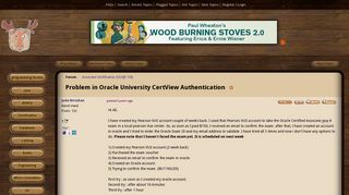 Problem in Oracle University CertView Authentication [Solved ...