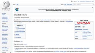 Oracle Beehive - Wikipedia