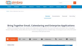 Open Source Email Platform - Zimbra Collaboration Open Source ...