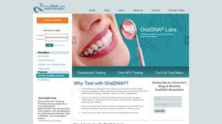 OralDNA Labs: Home Page