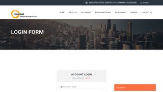 Login Form – Orange Infocom Pvt Ltd