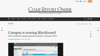 Campus is erasing Blackboard - Coast Report