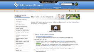 Make a Payment - Orange County, California - Child Support Services