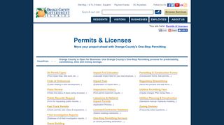 Permits & Licenses - Orange County Government