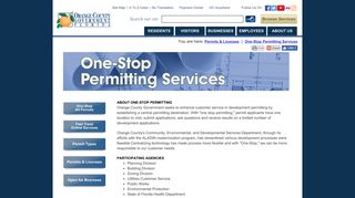 One-Stop Permitting Services - Orange County Government