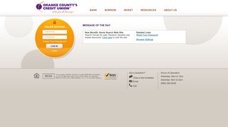 Orange County's Credit Union: with you all the way | Online Banking