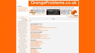 Orange Problems, EE Problems, T-Mobile Problems - FAQ - Orange ...