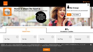 Love plans, mobile plans, broadband & landline Orange