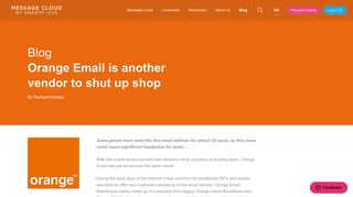 Orange Email is another vendor to shut up shop | SmartFocus