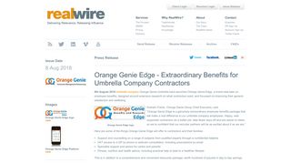 Orange Genie Edge - Extraordinary Benefits for Umbrella Company ...
