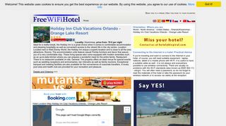 Holiday Inn Club Vacations Orlando - Orange Lake Resort - Internet or ...