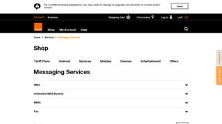 Messaging Services | Orange Egypt