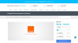 Orange Money Payment Gateway - WordPress Download Manager