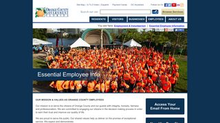 Essential Employee Information - Orange County Government