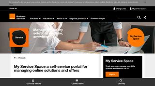 My Service Space | Orange Business Services