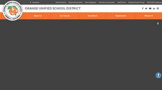 Orange Unified School District: Home