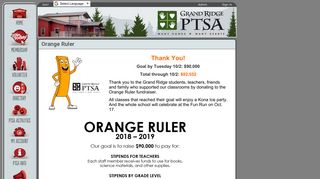 Orange Ruler - Grand Ridge PTSA