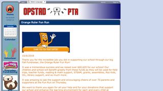 Orange Ruler Fun Run - Opstad PTA - Our School Pages