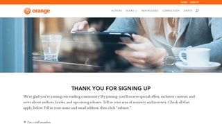 Sign Up | Orange Books