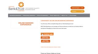Enroll in Online Banking | Orange Bank Trust