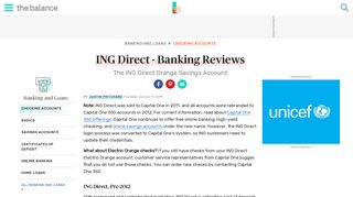 ING Direct Accounts: Moved Over to Capital One 360 - The Balance