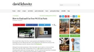 How to Use and Find Free Wi-Fi in Paris France - David Lebovitz