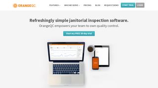OrangeQC: Janitorial Inspection & Work Order Software