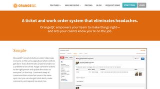 Janitorial Communication Software + Work Orders - OrangeQC