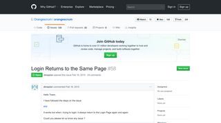 Login Returns to the Same Page · Issue #58 · Orangescrum ... - GitHub