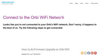 Orbi not working – Orbilogin.com