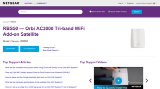Orbi RBS50 | WiFi System | NETGEAR Support