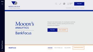 Moody's Analytics BankFocus | Bank financials - Bureau van Dijk