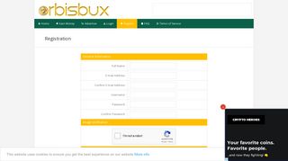 Register - OrbisBux - Earn money online