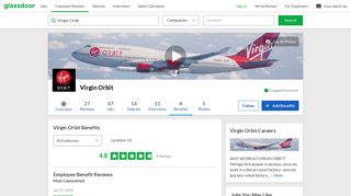 Virgin Orbit Employee Benefits and Perks | Glassdoor