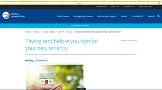 Paying rent before you sign for your new tenancy | Orbit