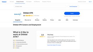 Orbital ATK Careers and Employment | Indeed.com