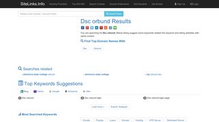 Dsc orbund Results For Websites Listing - SiteLinks.Info