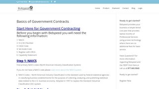Basics of Government Contracts | Bidspeed