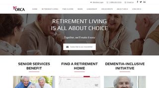 Ontario Retirement Communities Association: Home - ORCA