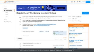 Register/ Login/ Membership module in Orchard - Stack Overflow