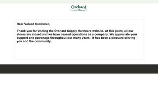 Orchard Supply Hardware Store