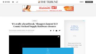 Orchard Supply Hardware closes SLO County CA stores | San Luis ...