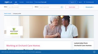 Working at Orchard Care Homes | reed.co.uk