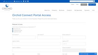 Orchid Connect Portal Access - Orchid Insurance