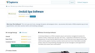 Orchid Spa Software Reviews and Pricing - 2019 - Capterra