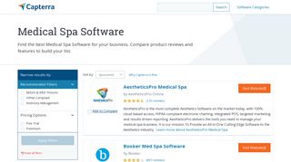 Best Medical Spa Software | 2019 Reviews of the Most Popular Systems