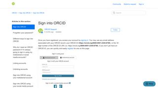 Sign into ORCID – ORCID