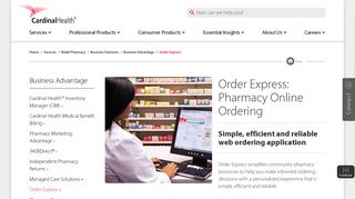 Pharmacy Online Ordering Platform - Cardinal Health