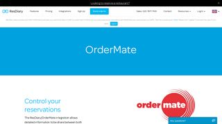 OrderMate | ResDiary