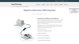 Magento and Ordermotion OMX Integration - Hara Partners